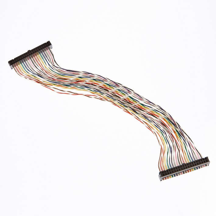 2.54mm Pitch 40 Way IDC Sockets With Twist & FRC