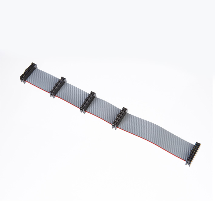 Daisy Chain Flat Grey Ribbon Cable Assembly