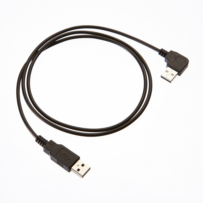 USB2.0 Cable With Overmolded R/A Plug