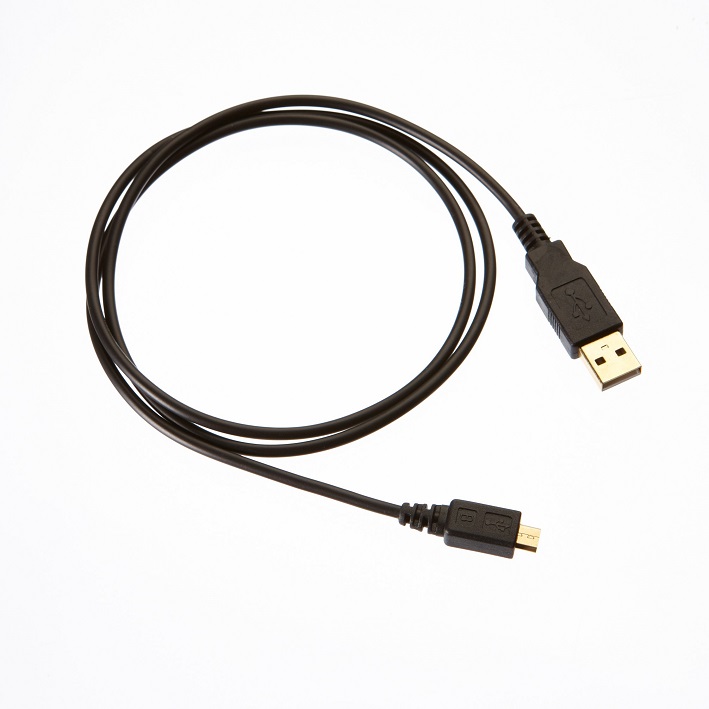 Micro USB2.0 to USB A Gold Plated Assembly