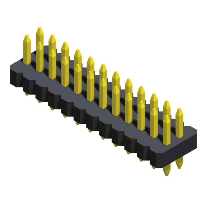 2 Rows H=1.0/1.5mm Straight Type