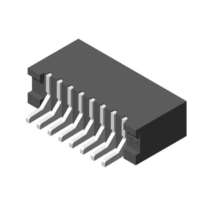 1.0mm FPC, R/A SMT, Non-ZIF