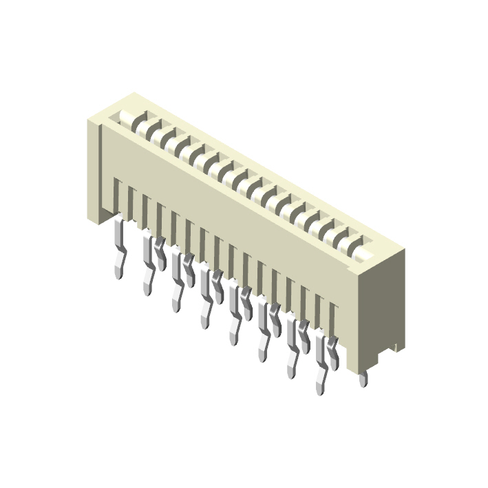 1.25mm FPC, Straight Type, Non-ZIF