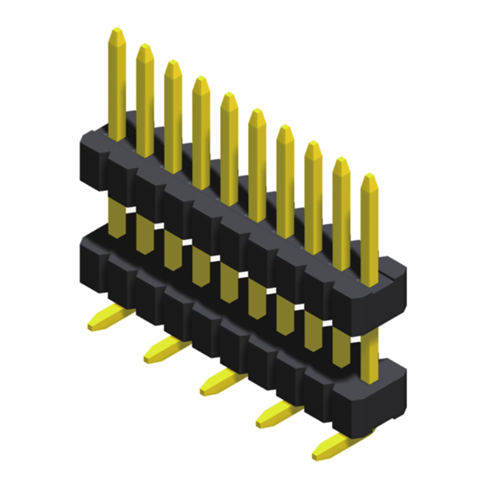 SQ=0.4mm 1 Row H=1.0/1.5/1.7/2.0/2.5mm SMT Type, Stacked