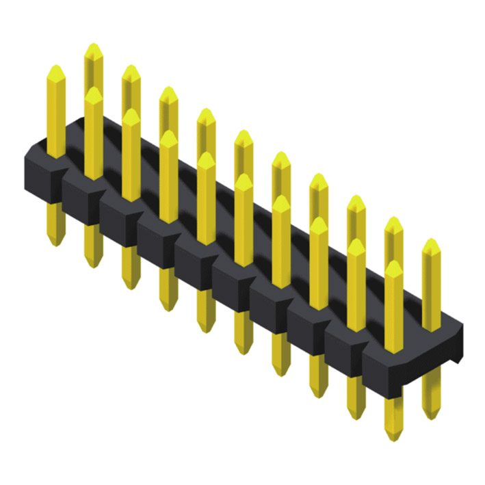 2 Rows H=1.5/2.0mm Straight Type			