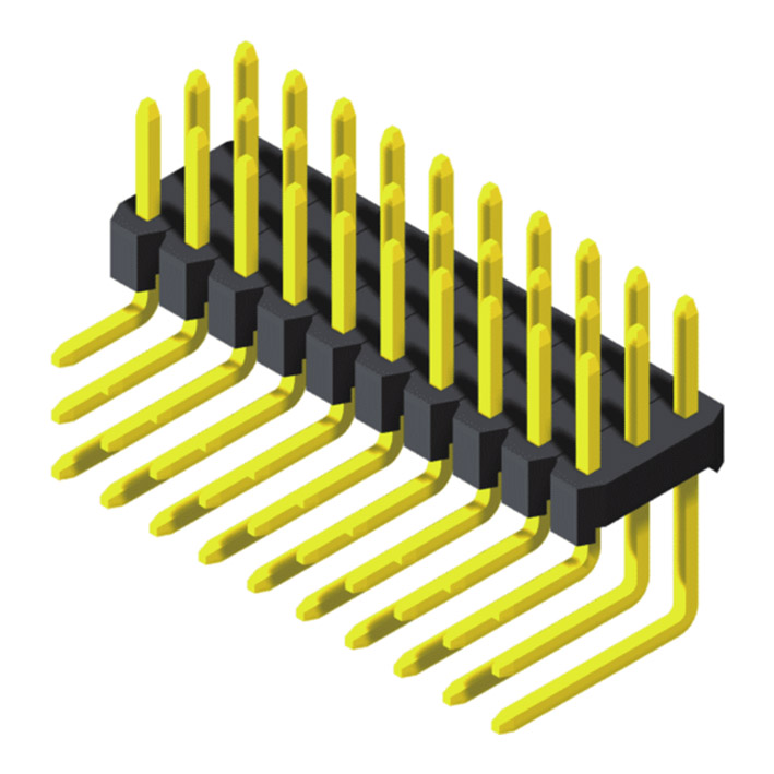 3 Rows H=1.5/2.0mm R/A Type			
