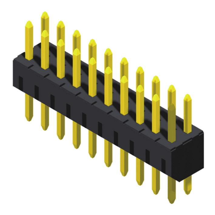 2 Rows H=4.0mm Straight Type			