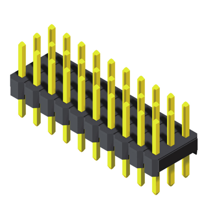 3 Rows H=1.5/2.0mm Straight Type			