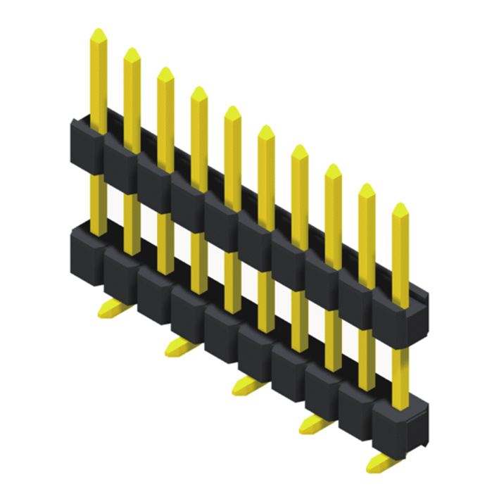1 Row H=1.5/1.7/2.5mm SMT Type, Stacked			