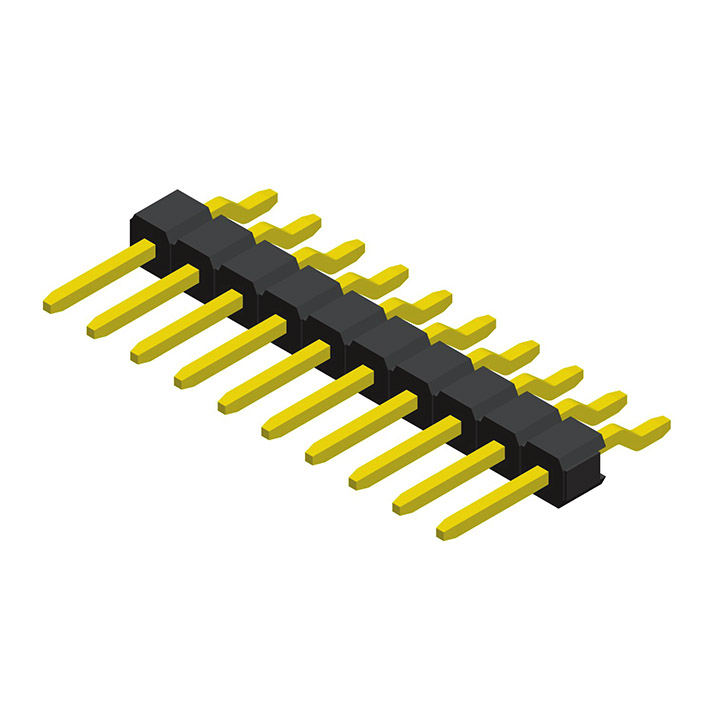 1 Row H=2.5mm R/A SMT			