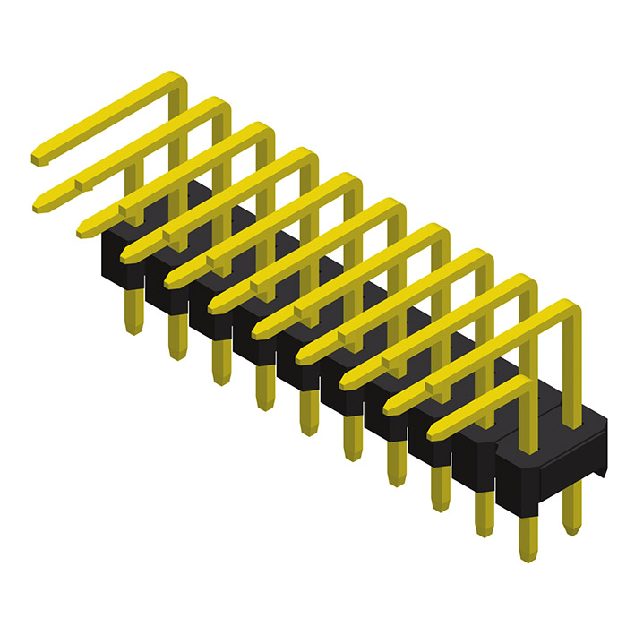 2 Rows  H=1.5/1.7/2.5mm R/A Type, Type B			